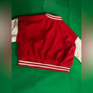 im selling a red jacket size :  small